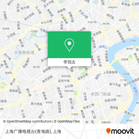上海广播电视台(青海路)地图