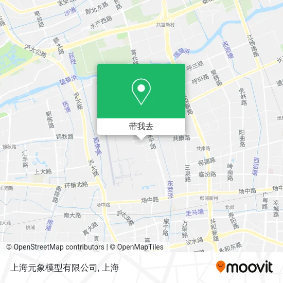 上海元象模型有限公司地图