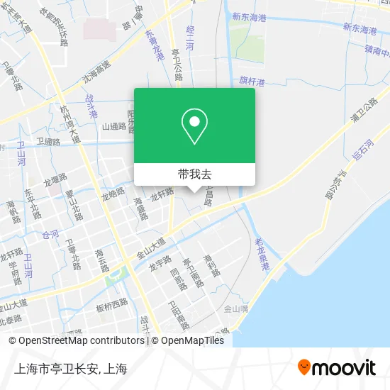 上海市亭卫长安地图