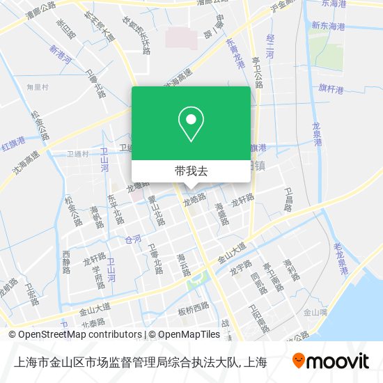 上海市金山区市场监督管理局综合执法大队地图