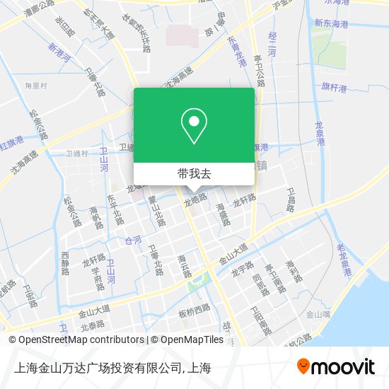 上海金山万达广场投资有限公司地图