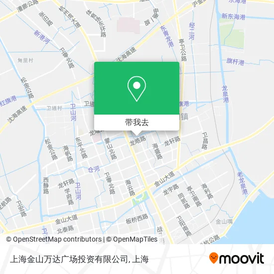 上海金山万达广场投资有限公司地图