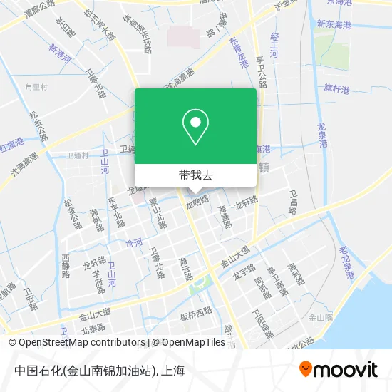 中国石化(金山南锦加油站)地图
