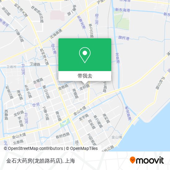 金石大药房(龙皓路药店)地图