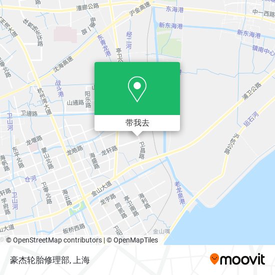 豪杰轮胎修理部地图