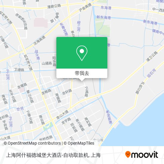 上海阿什福德城堡大酒店-自动取款机地图