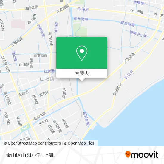金山区山阳小学地图