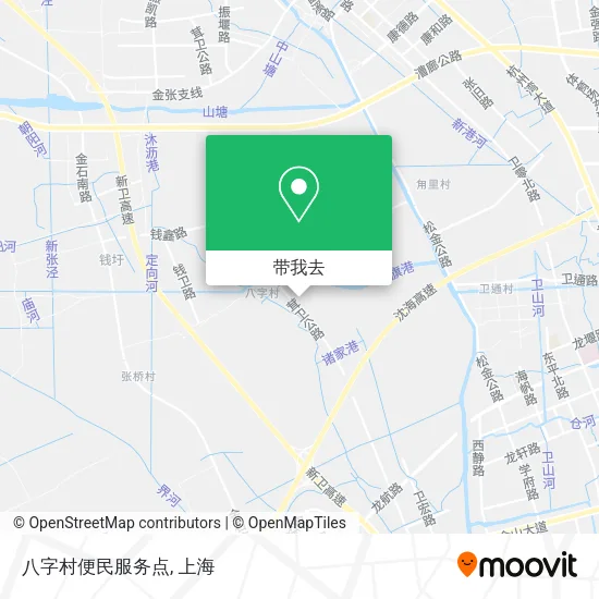 八字村便民服务点地图
