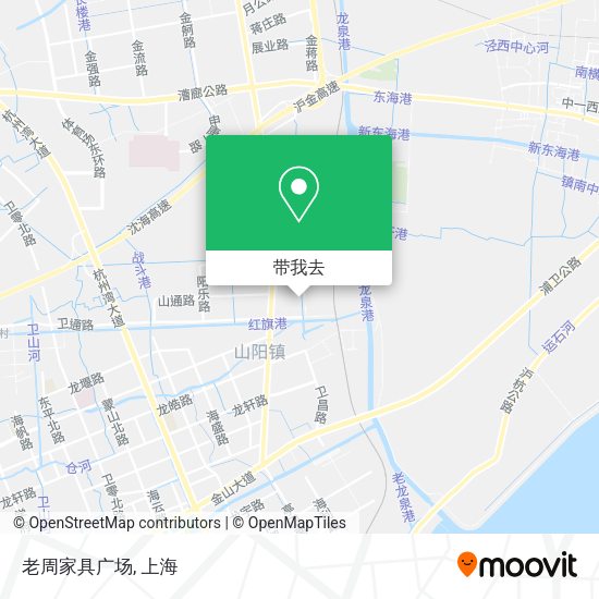 老周家具广场地图