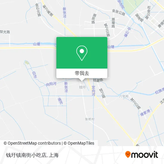 钱圩镇南街小吃店地图