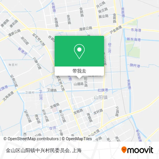 金山区山阳镇中兴村民委员会地图