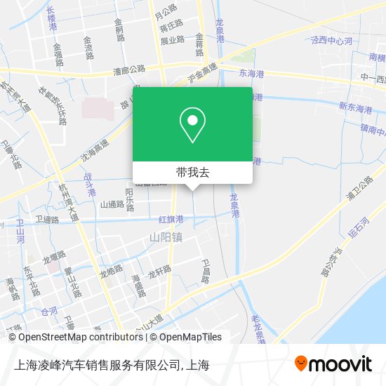 上海凌峰汽车销售服务有限公司地图