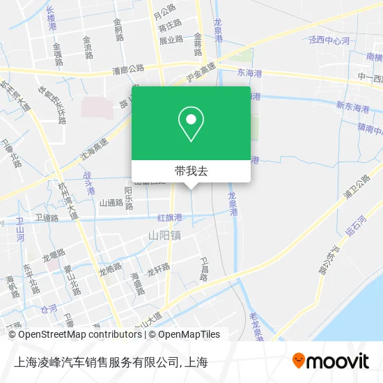 上海凌峰汽车销售服务有限公司地图