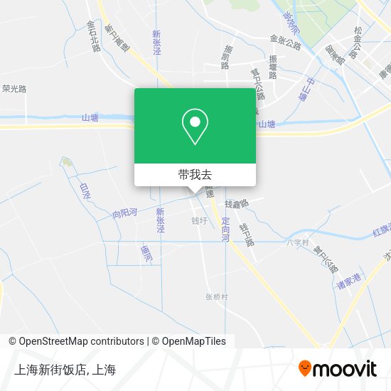 上海新街饭店地图
