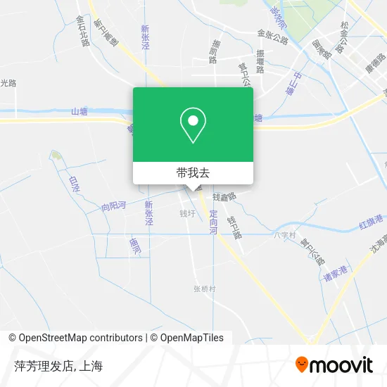 萍芳理发店地图