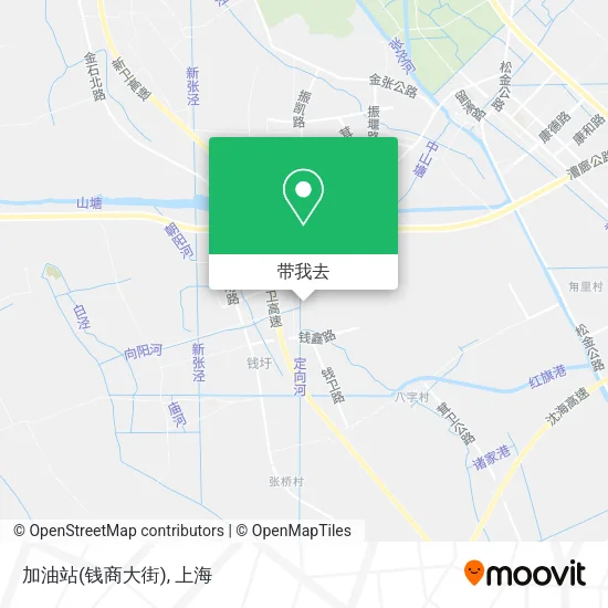 加油站(钱商大街)地图