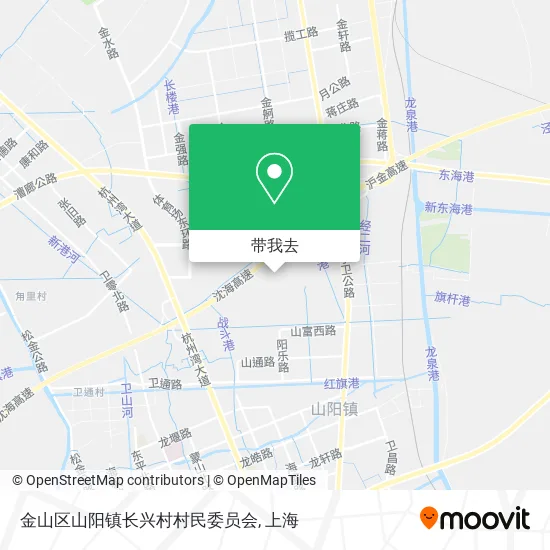 金山区山阳镇长兴村村民委员会地图