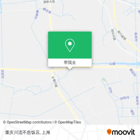 重庆川流不息饭店地图