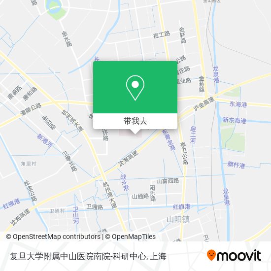 复旦大学附属中山医院南院-科研中心地图