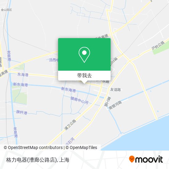 格力电器(漕廊公路店)地图