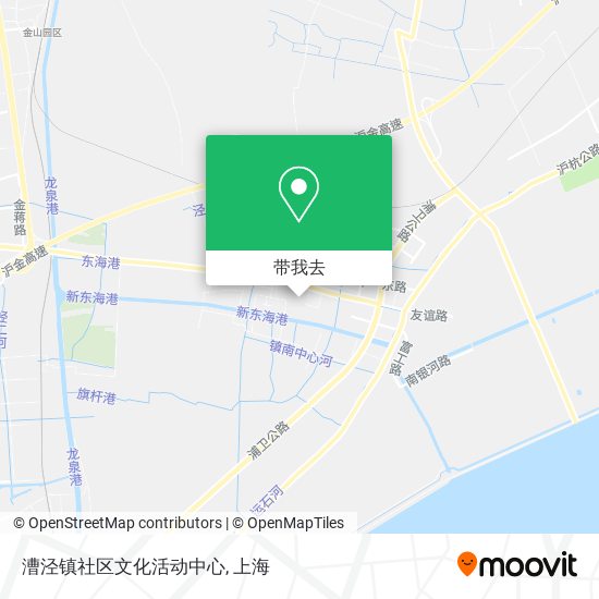漕泾镇社区文化活动中心地图