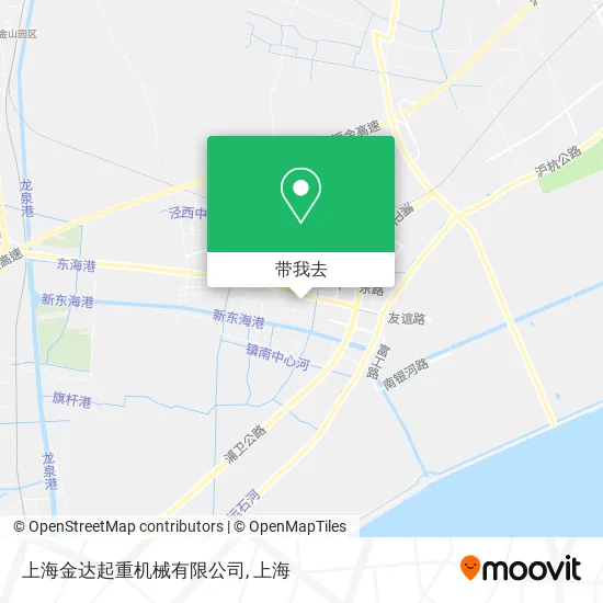 上海金达起重机械有限公司地图