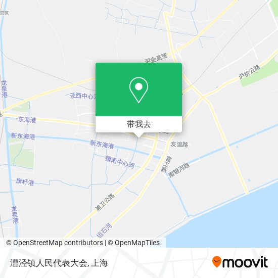 漕泾镇人民代表大会地图