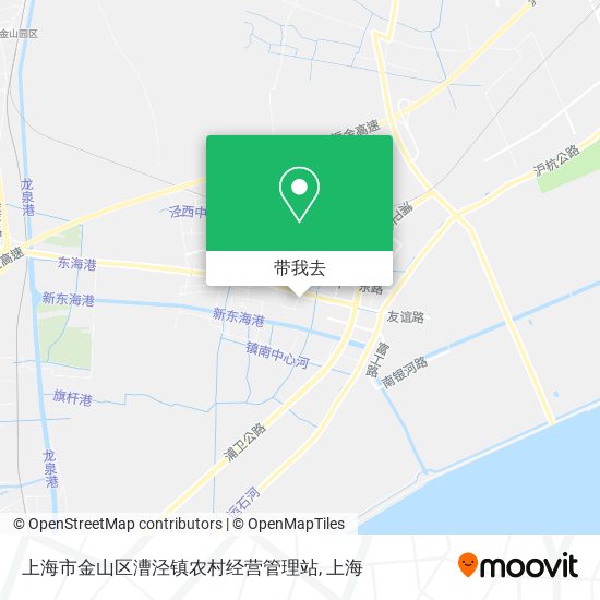 上海市金山区漕泾镇农村经营管理站地图