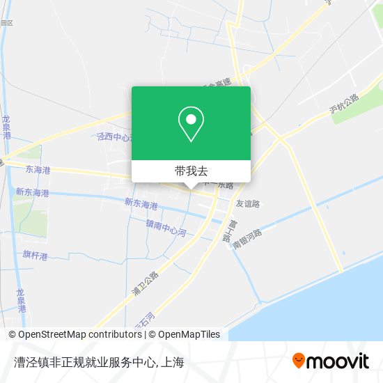 漕泾镇非正规就业服务中心地图