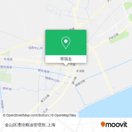 金山区漕泾粮油管理所地图
