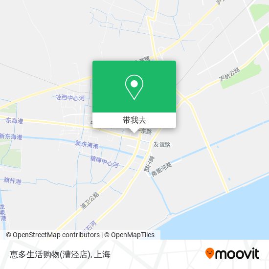 恵多生活购物(漕泾店)地图