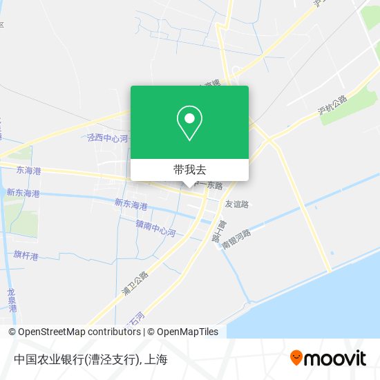 中国农业银行(漕泾支行)地图