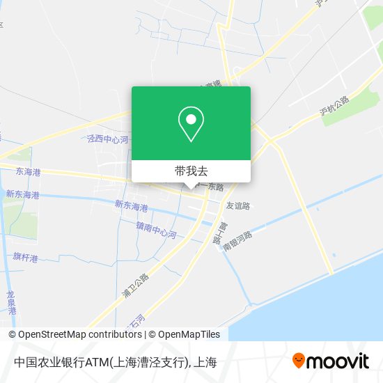 中国农业银行ATM(上海漕泾支行)地图