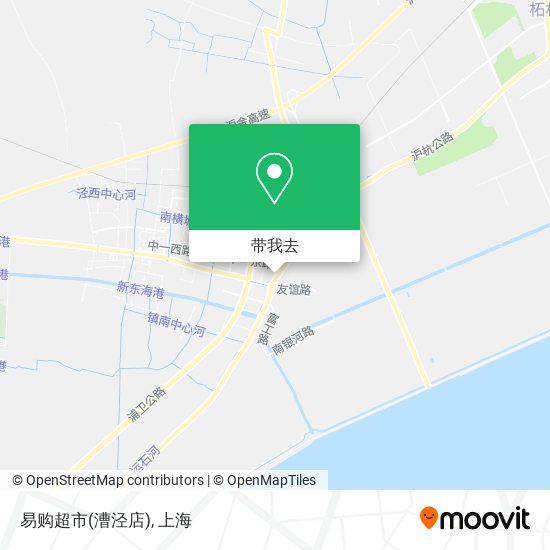 易购超市(漕泾店)地图