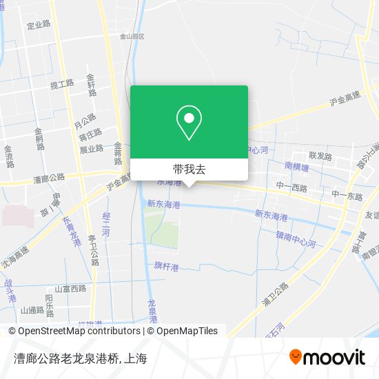 漕廊公路老龙泉港桥地图