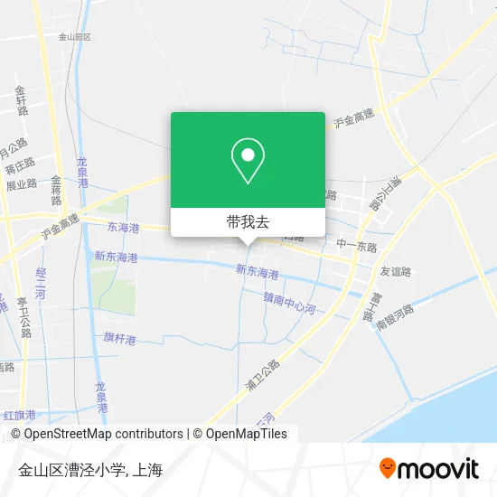 金山区漕泾小学地图
