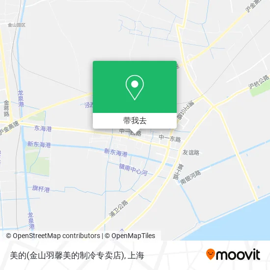 美的(金山羽馨美的制冷专卖店)地图