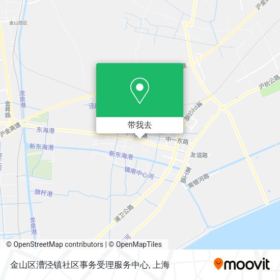金山区漕泾镇社区事务受理服务中心地图