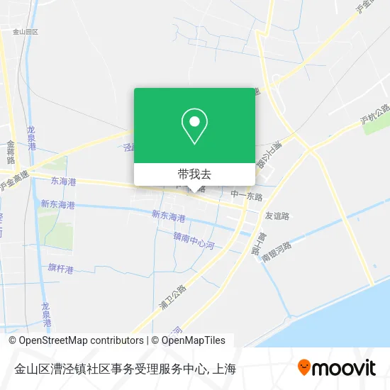 金山区漕泾镇社区事务受理服务中心地图