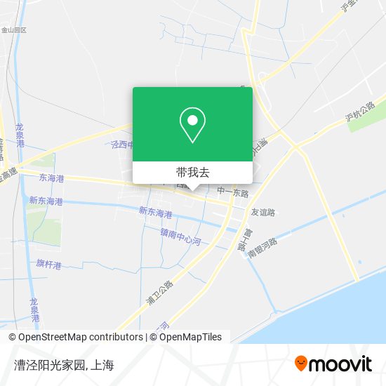 漕泾阳光家园地图
