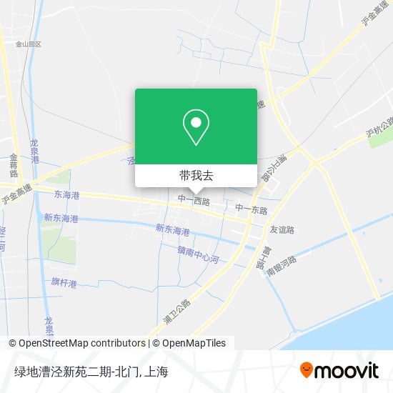 绿地漕泾新苑二期-北门地图