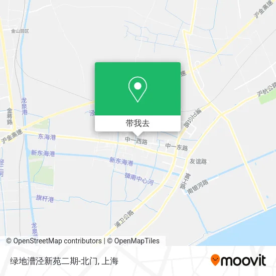 绿地漕泾新苑二期-北门地图