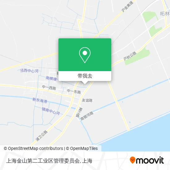 上海金山第二工业区管理委员会地图