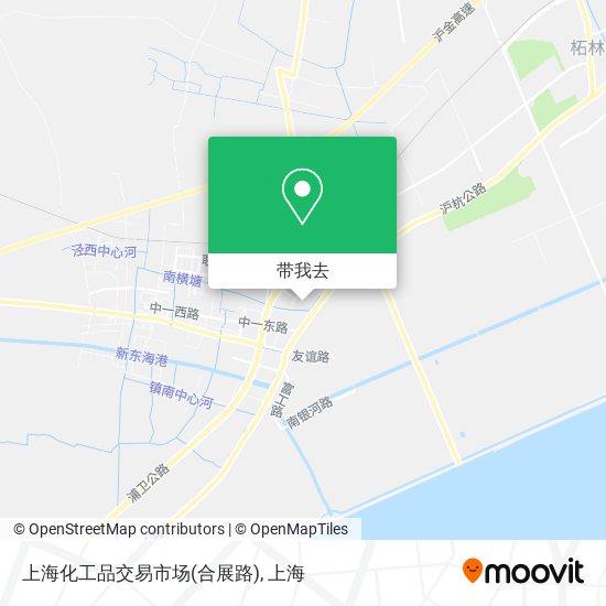 上海化工品交易市场(合展路)地图