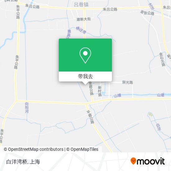 白洋湾桥地图