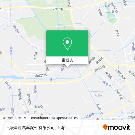 上海烨通汽车配件有限公司地图