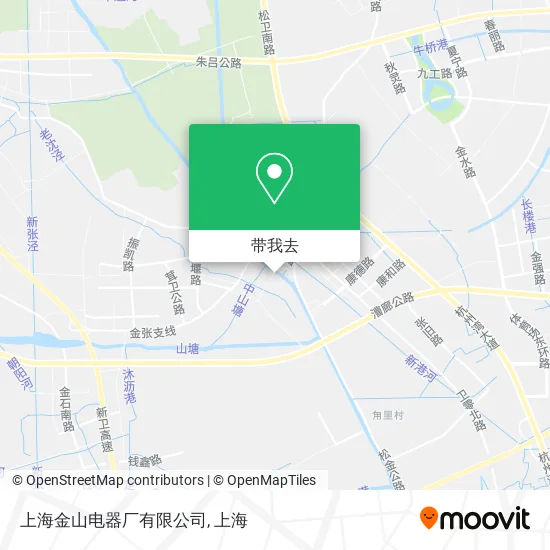 上海金山电器厂有限公司地图