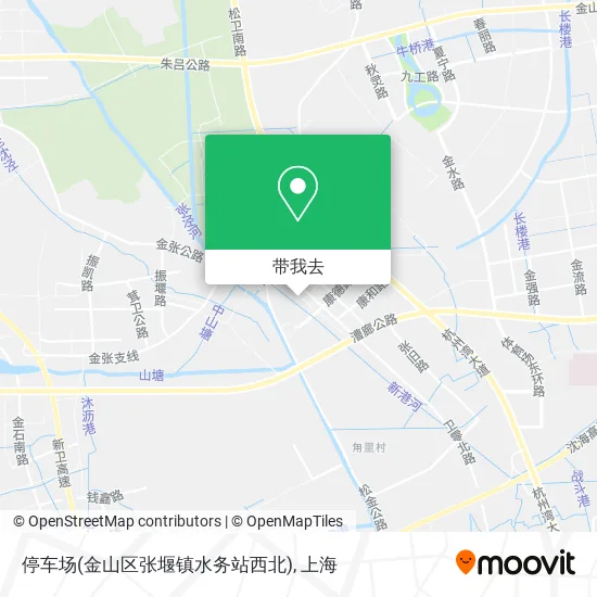 停车场(金山区张堰镇水务站西北)地图