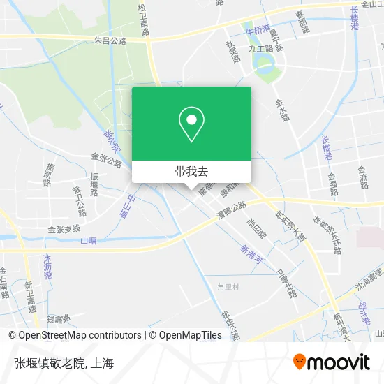 张堰镇敬老院地图