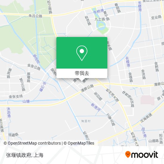 张堰镇政府地图